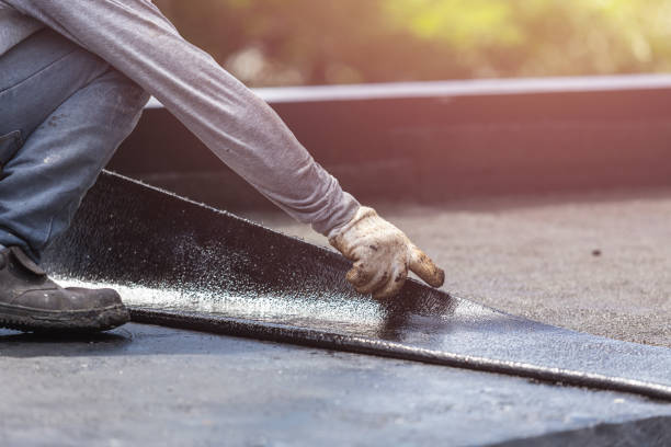 Professional Basement Waterproofing technician working in Elkton, TN